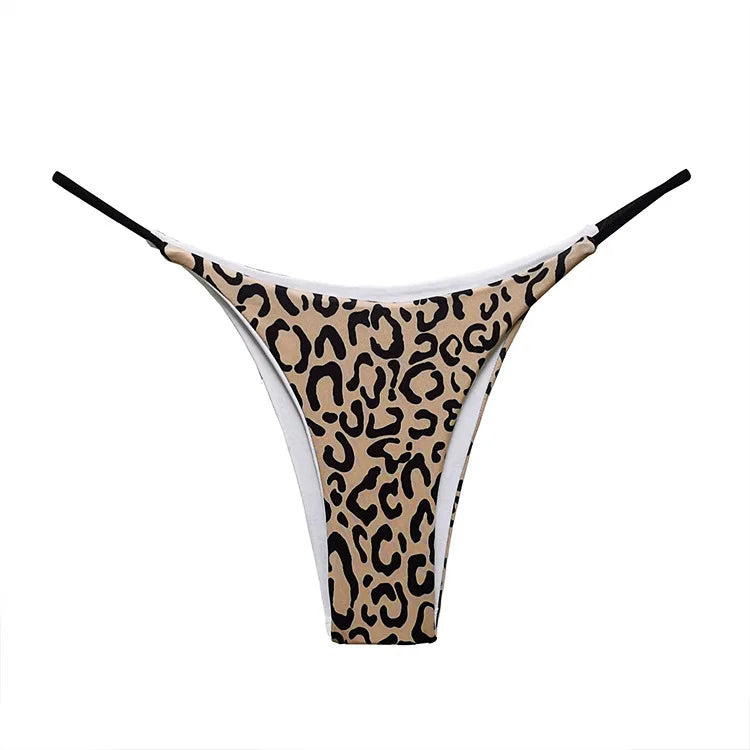 Women's thong panties in soft and breathable fabric