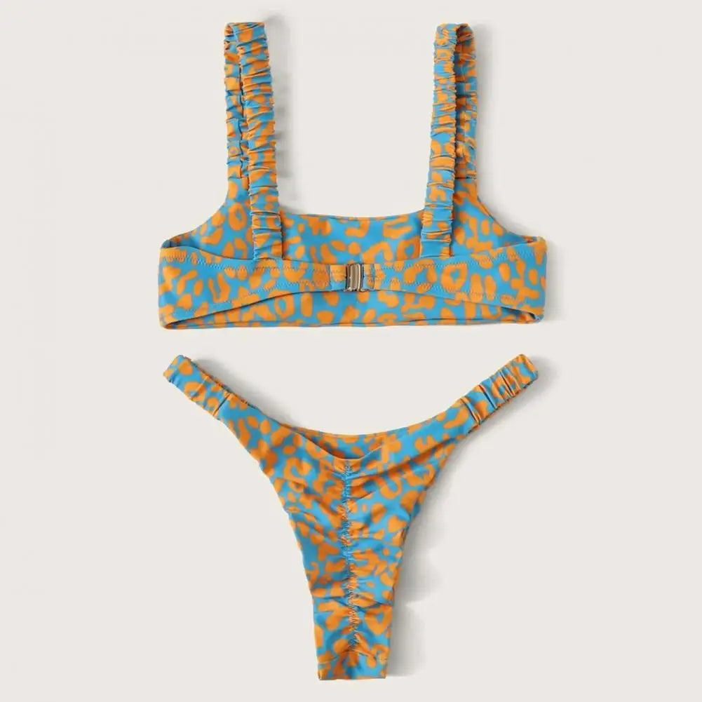 Leopard Print Bikini Set
