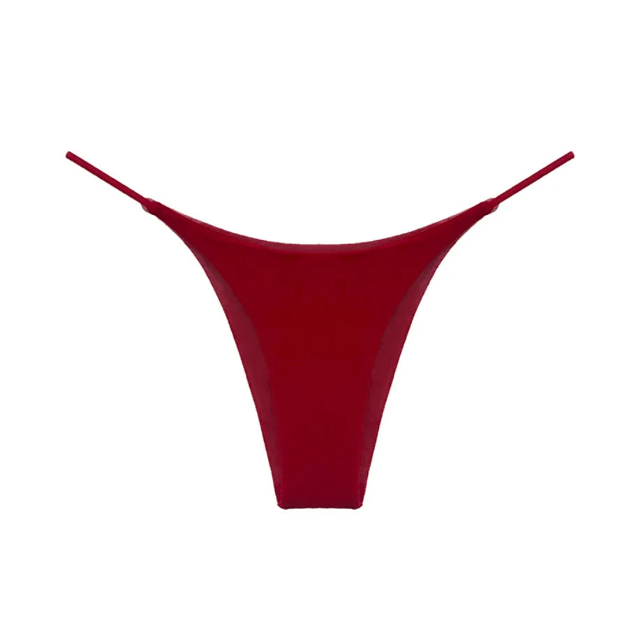 Women's thong panties in soft and breathable fabric