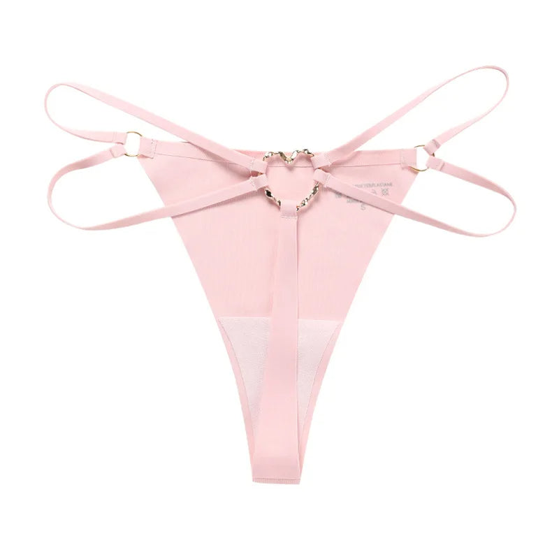Sexy Heart Ring Thong Panties