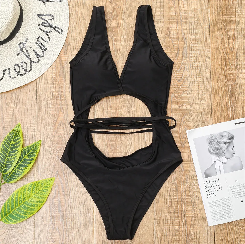Bold Cut-Out One-Piece Swimsuit