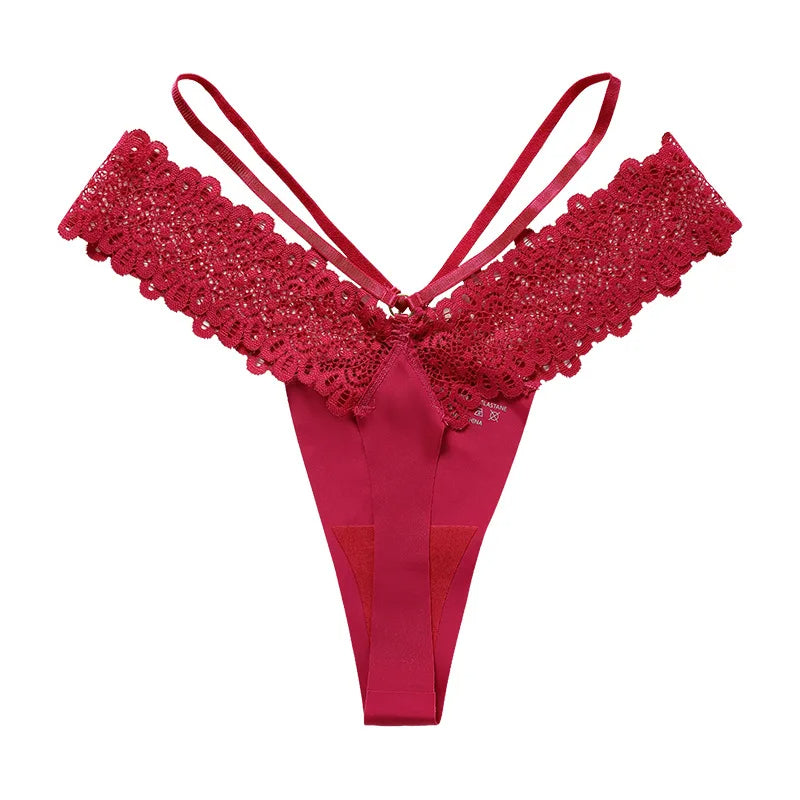 Exquisite lace thong in multiple colors