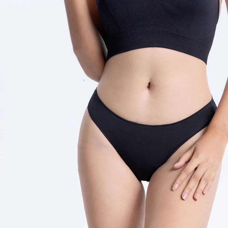 Seamless Cotton Thong Panties