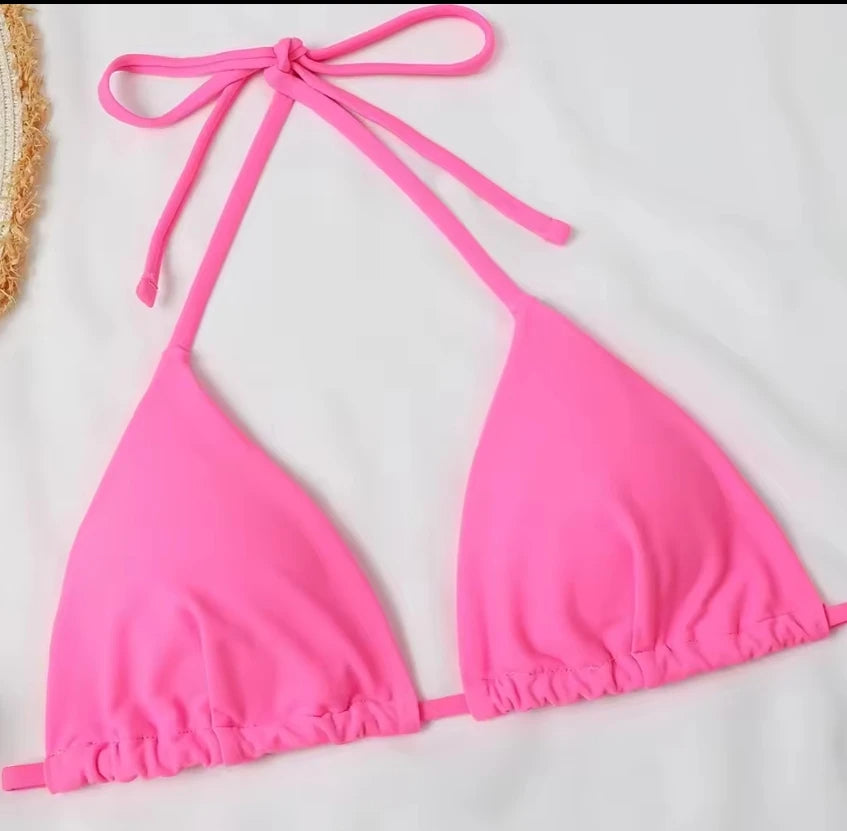 Vibrant Pink Bikini Set
