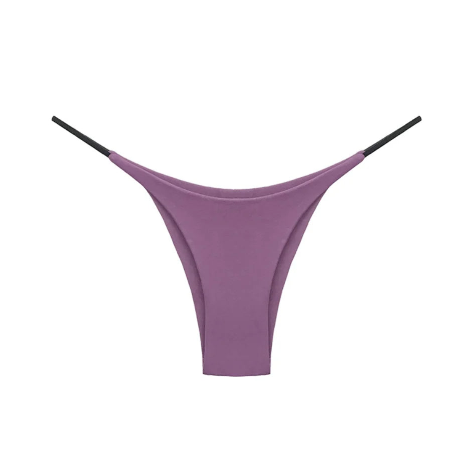 Women's thong panties in soft and breathable fabric