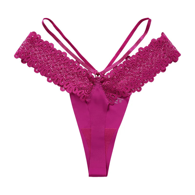 Exquisite lace thong in multiple colors