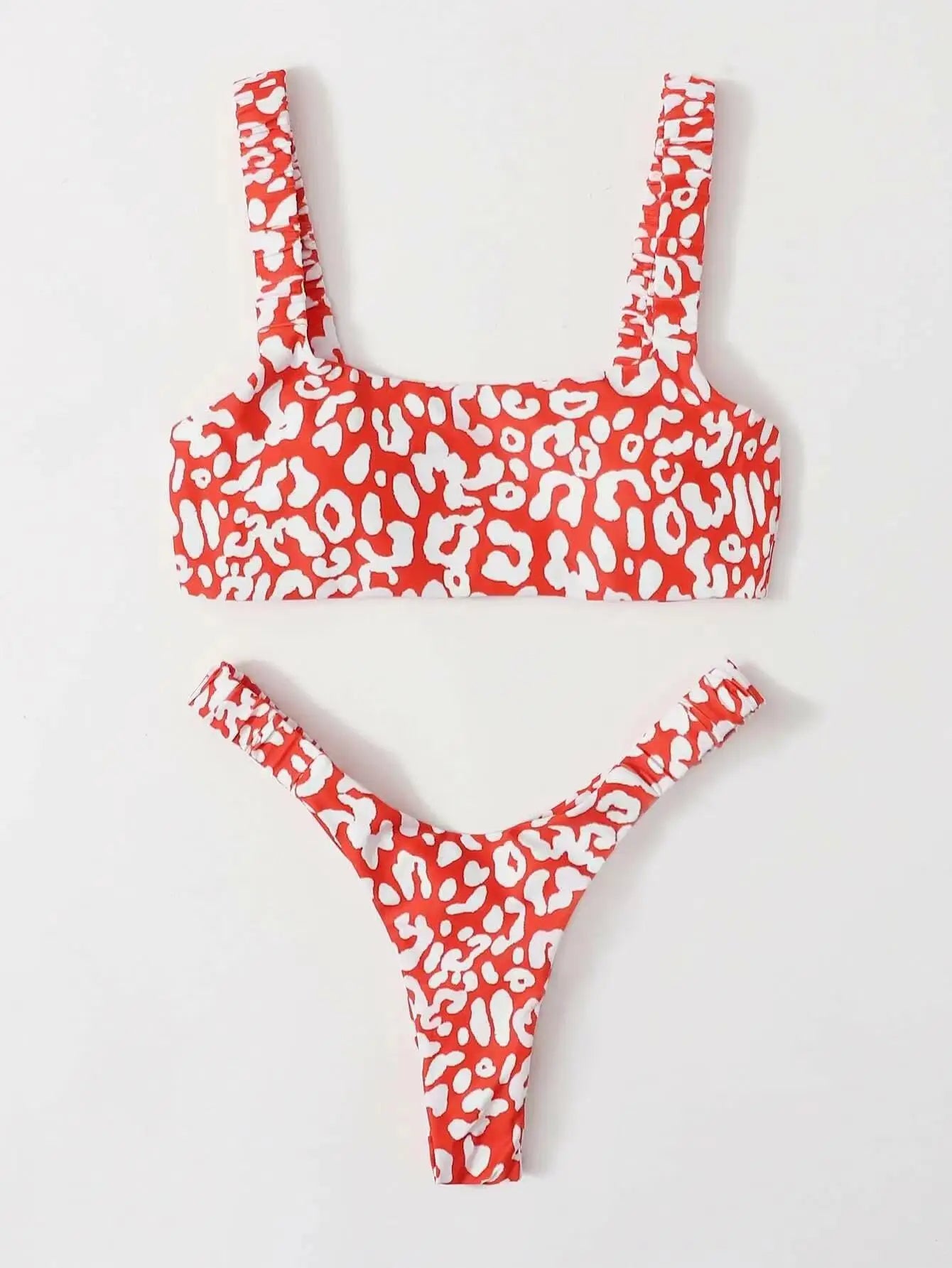 Leopard Print Bikini Set