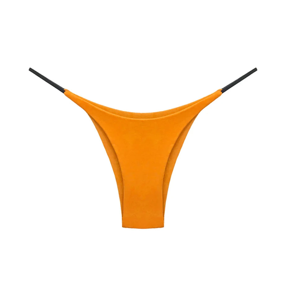 Women's thong panties in soft and breathable fabric