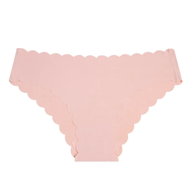 Seamless Scalloped Edge Panties