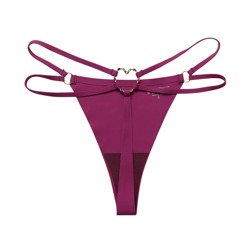 Sexy Heart Ring Thong Panties