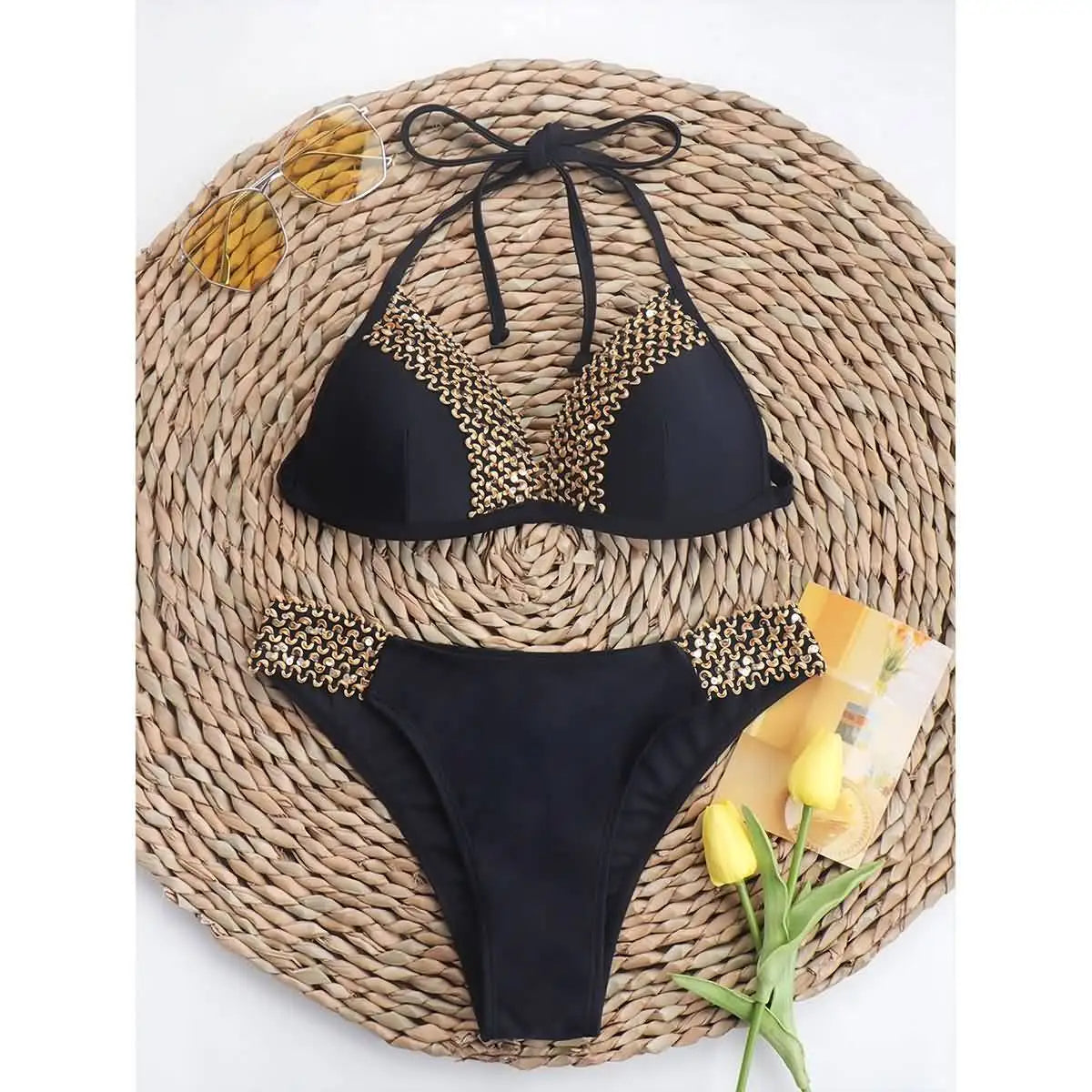 Luxe Swimwear for Poolside Elegance