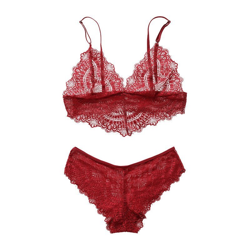 Exquisite, elegant and comfortable lace lingerie set - Lauraxelle #original_value# - EMERALD HAZE