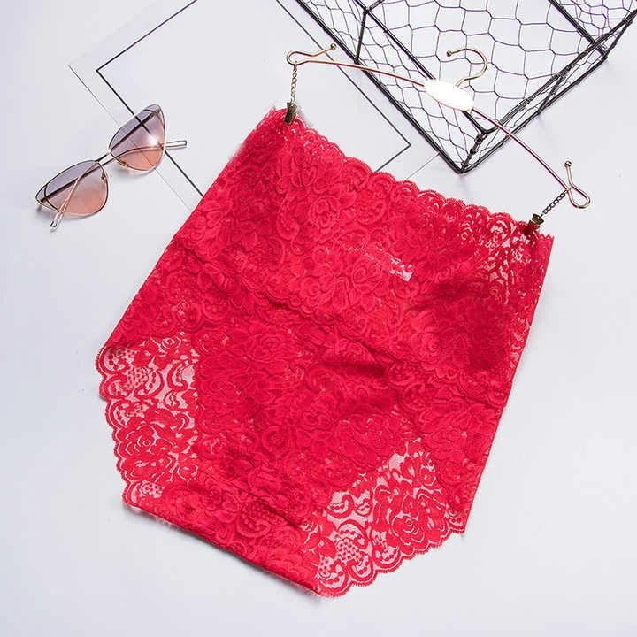 High - Waisted Lace Panties - My Store