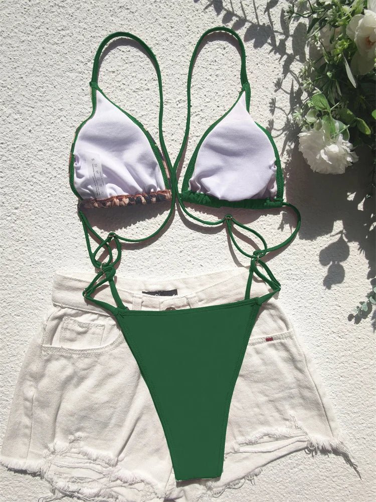 Leopard Print Bikini Set - My Store