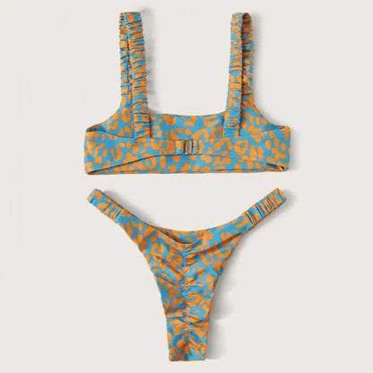 Leopard Print Bikini Set