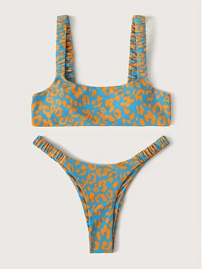 Leopard Print Bikini Set