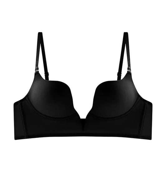 Elegant black bra with V - neckline - Lauraxelle - Elegant black bra with V - neckline - DREAM OF SHADOWS