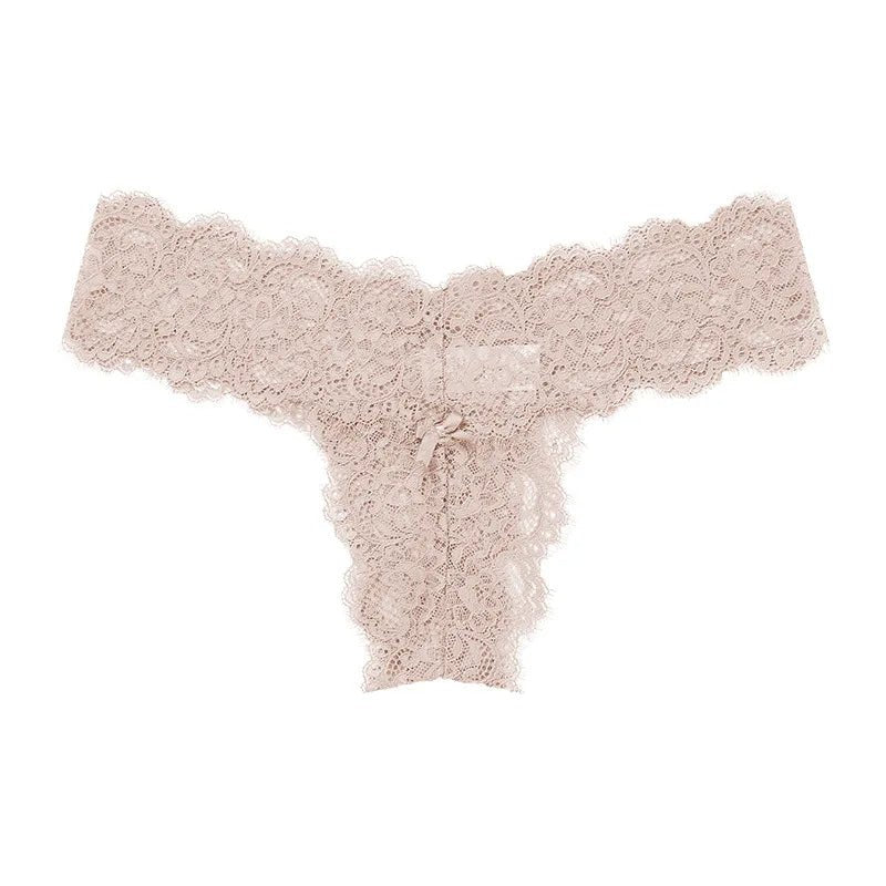 Elegant Lace Thong - Lauraxelle - Elegant Lace Thong - My Store - SERENE SHADOWS