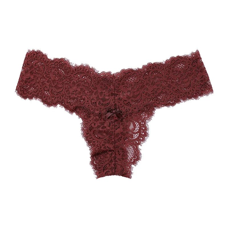 Elegant Lace Thong - Lauraxelle - Elegant Lace Thong - My Store - SERENE SHADOWS