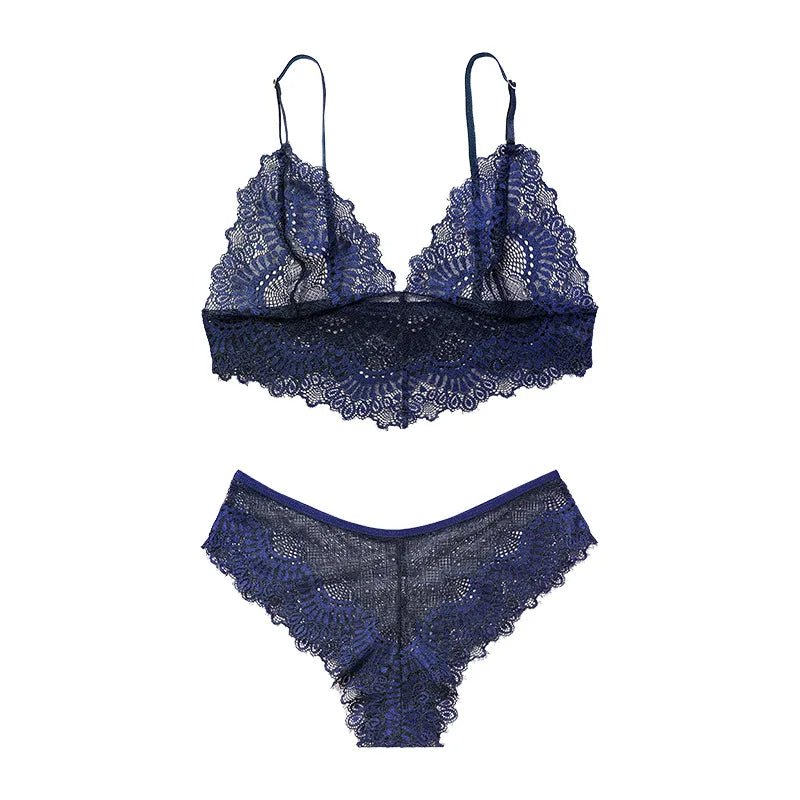 Exquisite, elegant and comfortable lace lingerie set - Lauraxelle #original_value# - EMERALD HAZE
