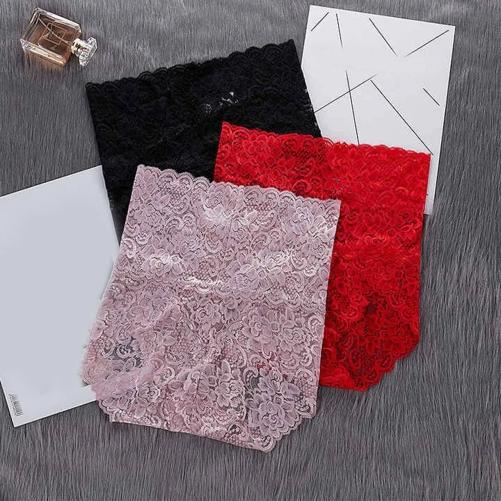 High - Waisted Lace Panties - Lauraxelle - High - Waisted Lace Panties - SOUPLE