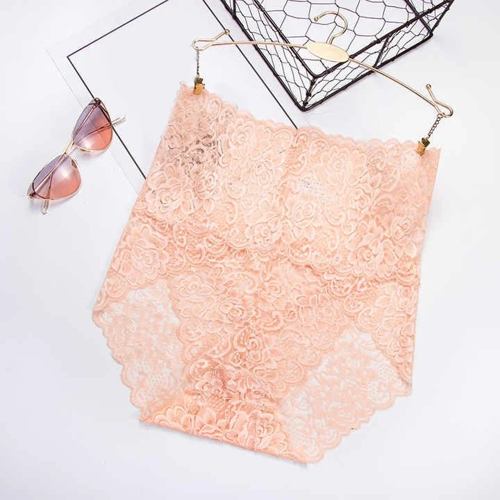 High - Waisted Lace Panties - My Store