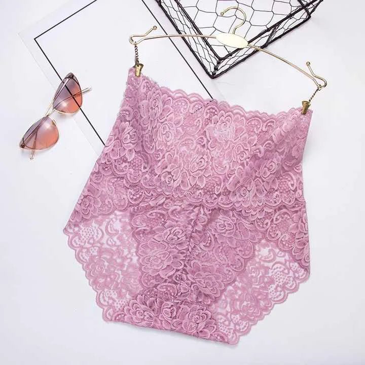 High - Waisted Lace Panties - My Store
