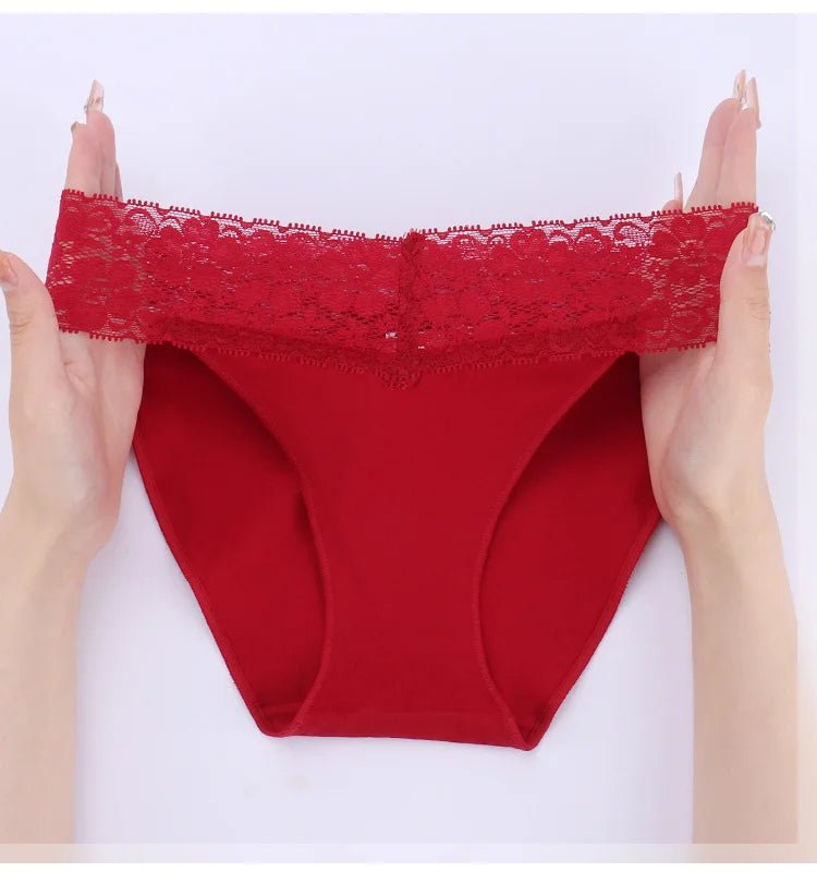 Lace Trimmed Panties - Lauraxelle - Lace Trimmed Panties - SOUPLE