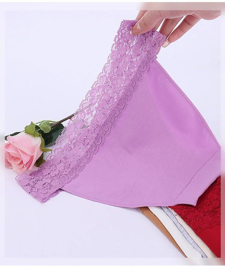 Lace Trimmed Panties - Lauraxelle - Lace Trimmed Panties - My Store - SOUPLE