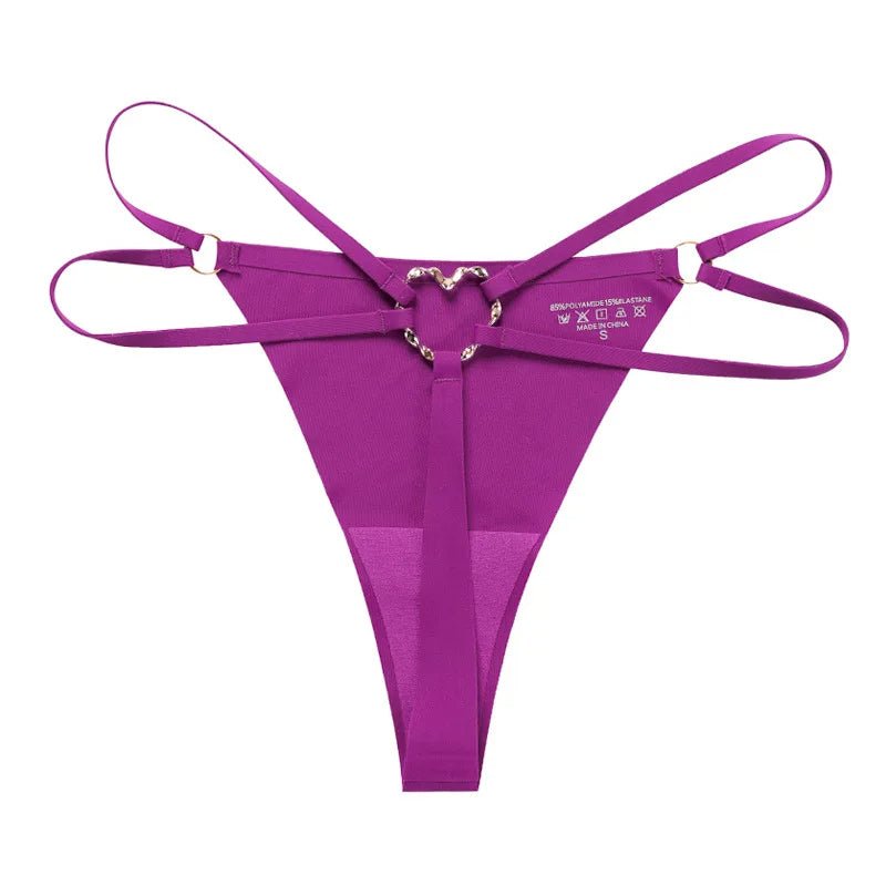 Sexy Heart Ring Thong Panties - Lauraxelle - Sexy Heart Ring Thong Panties - SECRET ROMANCE