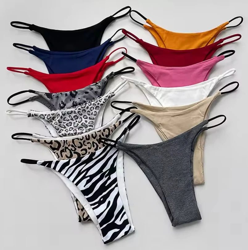 Women's thong panties in soft and breathable fabric - Lauraxelle - Women's thong panties in soft and breathable fabric - MY DESIRE